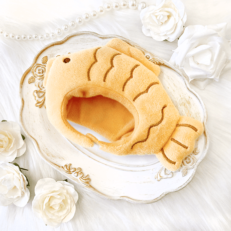 【ぬい服】ぬいぐるみ用着ぐるみキャップ 【たい焼き】10cm用【推し活グッズ】