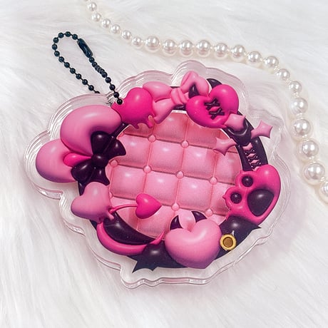 【G.triGerオリジナル 推し活グッズ】缶バッジ用アクリルフレーム 【ぷっくり】58mm用