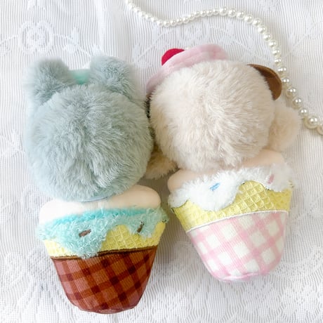 【ぬい服】ぬいぐるみ用アイスクリーム着ぐるみ　10cm用【推し活グッズ】