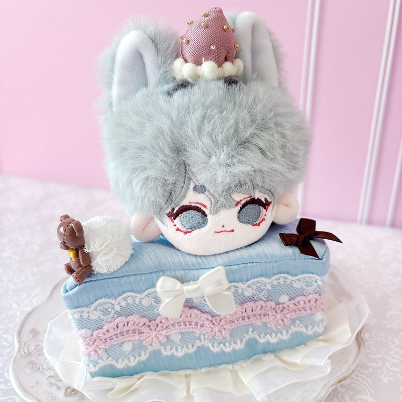 ぬい服 ショートケーキ型ぬいぐるみ用着ぐるみ 10cm用【推し活グッズ