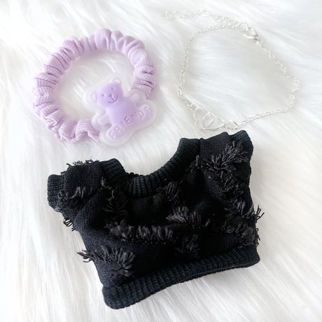 【ぬい服】ぬいぐるみ用スウェット & アクセサリーセット 【10~15cm用】
