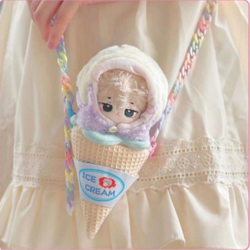 ぬい服】アイスクリーム型ぬいぐるみ用着ぐるみ 【コーン】10cm ぬい服】アイスクリーム型ぬいぐるみ用着ぐるみ 【コーン】10cm