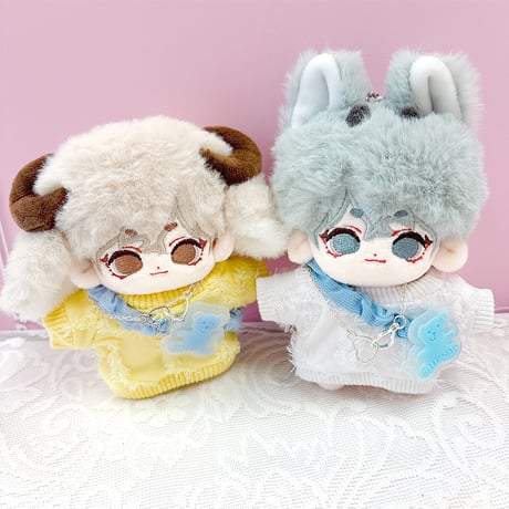 【ぬい服】ぬいぐるみ用スウェット & アクセサリーセット 【10~15cm用】