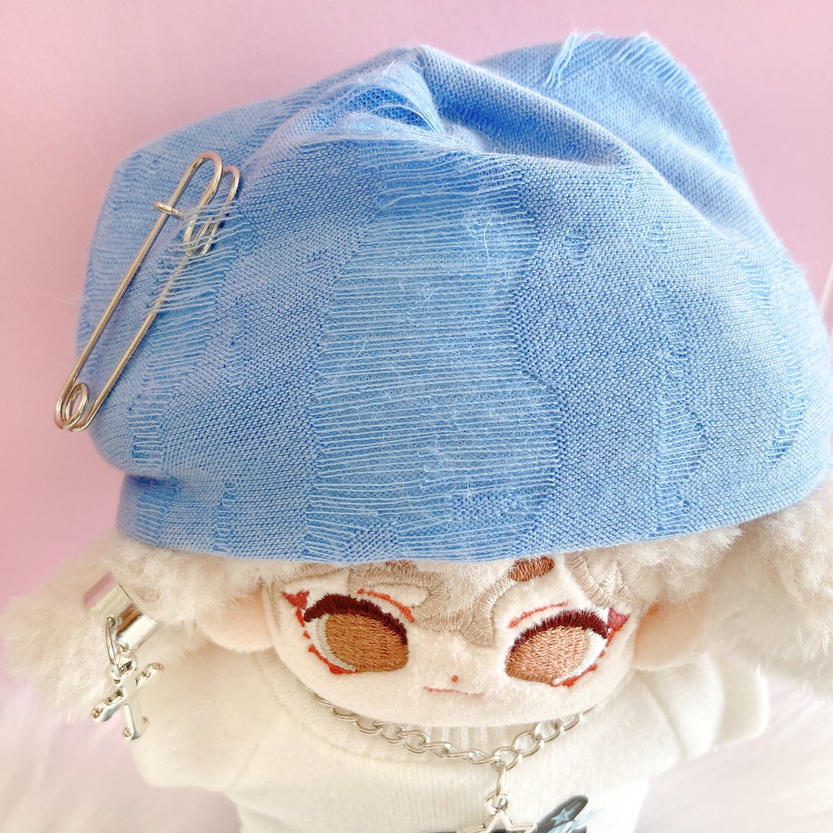 ぬい服】ニット帽&Tシャツ&パンツ&ネックレスセット 10cm用 | G.triGer