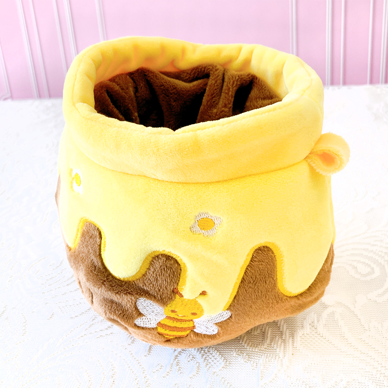 ぬいバッグ】【ぬい服】ぬいぐるみ用はちみつ壺バッグ 15cm～20cm用