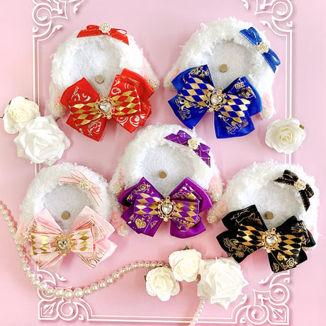 【G.triGerオリジナル 推し活グッズ】ふわふわ垂れ耳ロゼット【缶バッジ 痛ロゼット】