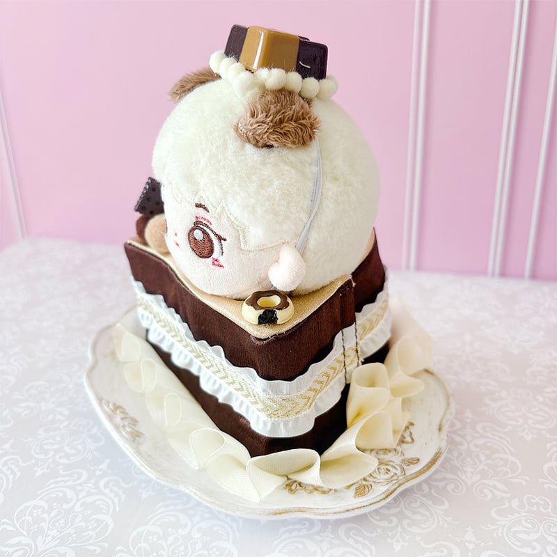 ぬい服 ショートケーキ型ぬいぐるみ用着ぐるみ 10cm用【推し活グッズ