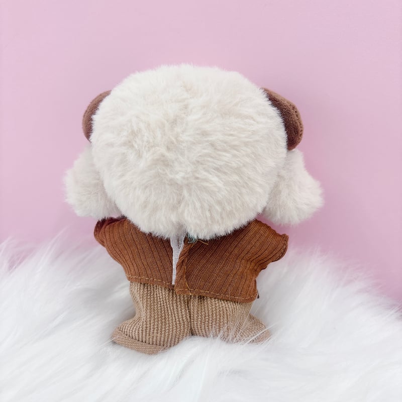 ぬい服 ネクタイ付きシャツ&パンツセット 10cm用【推し活グッズ】 | G