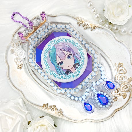 【G.triGerオリジナル】アクリルフレーム【ジュエリー】58mm缶バッジ・アクスタ用【推し活グッズ】