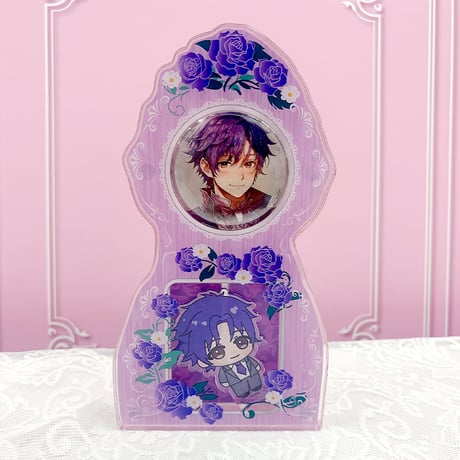【G.triGerオリジナル 推し活グッズ】 アクリルフレーム【アンティーク時計】 缶バッジ・アクスタ用