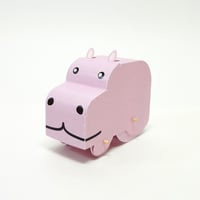 ペーパークラフト　アニマルレーサー　カバ
