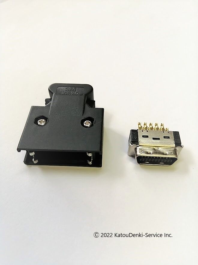 MR-CCN1 三菱ACサーボ用 コネクタセット(本体:10120-3000PE MR-CCN1 三菱ACサーボ用 コネクタセット(本体:10120-3000PE