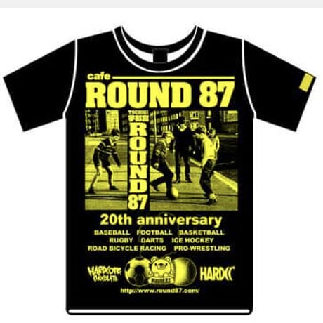 12月31日迄SALE！ハードコアチョコレート‪‪✕‬ラウンド87開店20周年記念コラボTシャツ