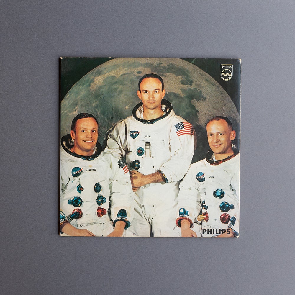 人類ついに月に立つ アポロ11号からのメッセージ 非売品レコード 