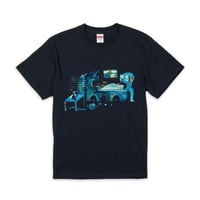 ありくいTシャツ　ネイビー