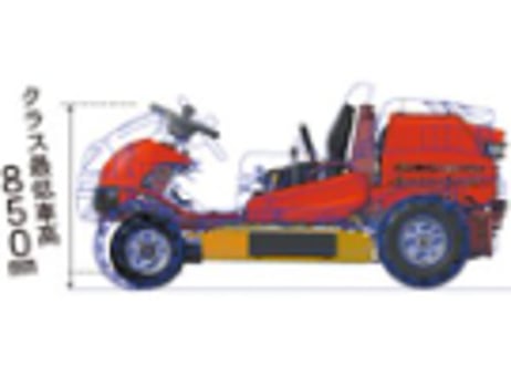 キャニコム　乗用草刈機　CM2205HCS　2WD　りんごブロッサムまさお　【大型商品・北海道限定販売】