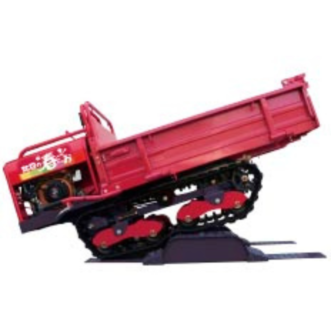 ダンプトラック & グラベルローダー　電動ブリキ　アルプス商事　日本製 キャニコム 運搬車 BK66TDPS（セル無） 乗用クローラ 油圧ダンプ 北国