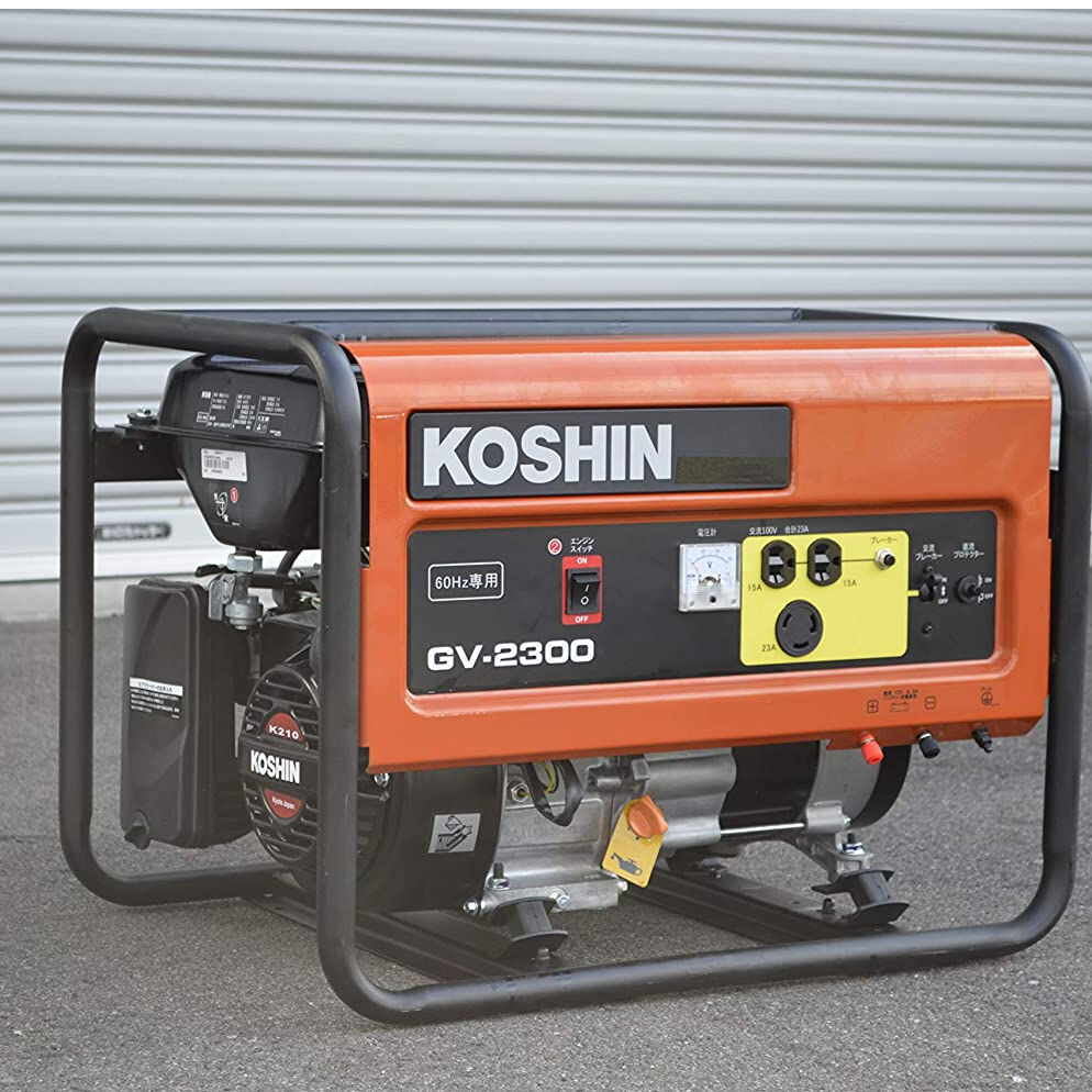 KOSHIN スタンダード発電機 GV-2000/2300 | イワサ@STORES KOSHIN スタンダード発電機 GV-2000/2300 | イワサ@STORES