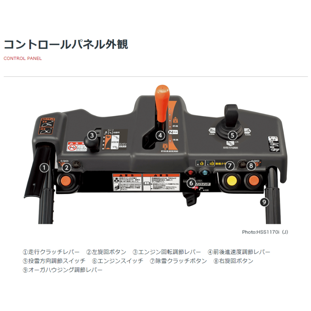 ホンダ除雪機 小型 HSS1170i-J 家庭用 ハイブリット 北海道・青森配達
