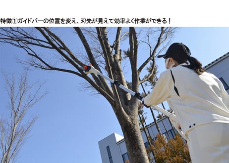 工進　充電式伸縮ポールチェンソー　SPS-180T
