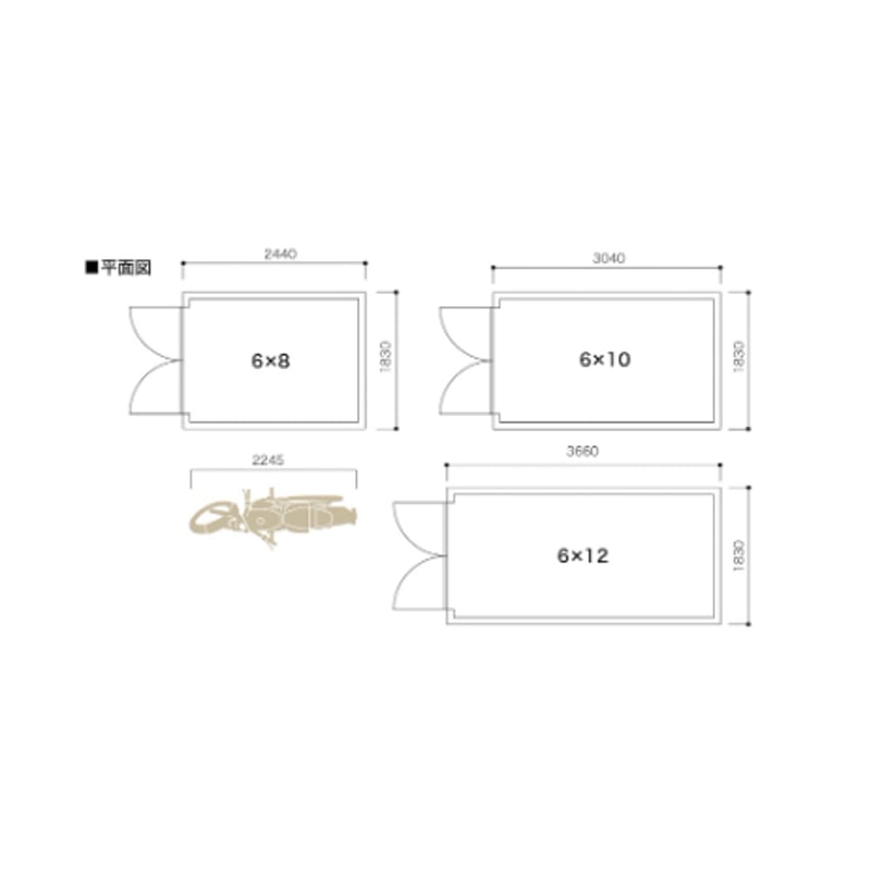 グリーンベル ランカスターBG バイクガレージ | イワサSTORE