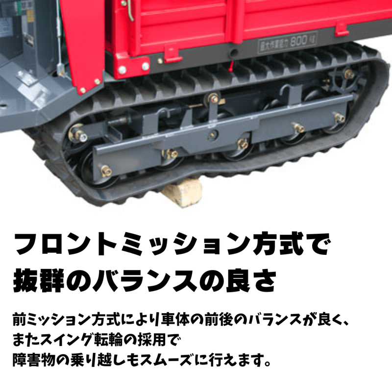 こーやま専用 キャニコム 運搬車 BK811CGS 乗用クローラ 短尺材荷台 KANEMARU
