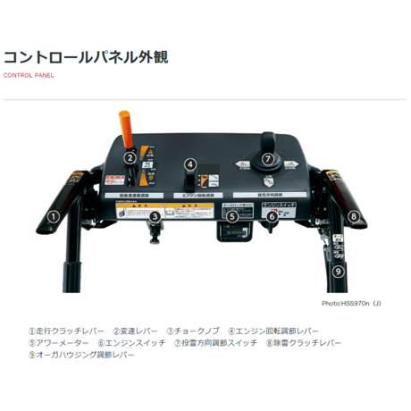 ホンダ除雪機 HSS970n-J 小型 家庭用 5千円商品ギフト券キャンペーン（9月末迄）