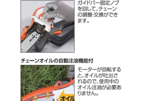 工進　充電式ハンディチェンソー　SHC-180