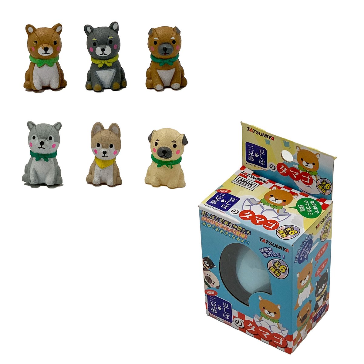 NEW 豆しば三兄弟のタマゴ(12個入BOX) | TATSUMIYA ONLINE SHOP NEW 豆しば三兄弟のタマゴ(12個入BOX) | TATSUMIYA ONLINE SHOP