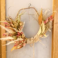 秋の草花リースＢ