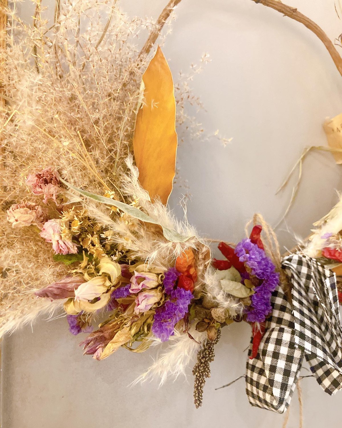 ハロウィンリース フラワーリース あみぐるみオバケ *✮Let