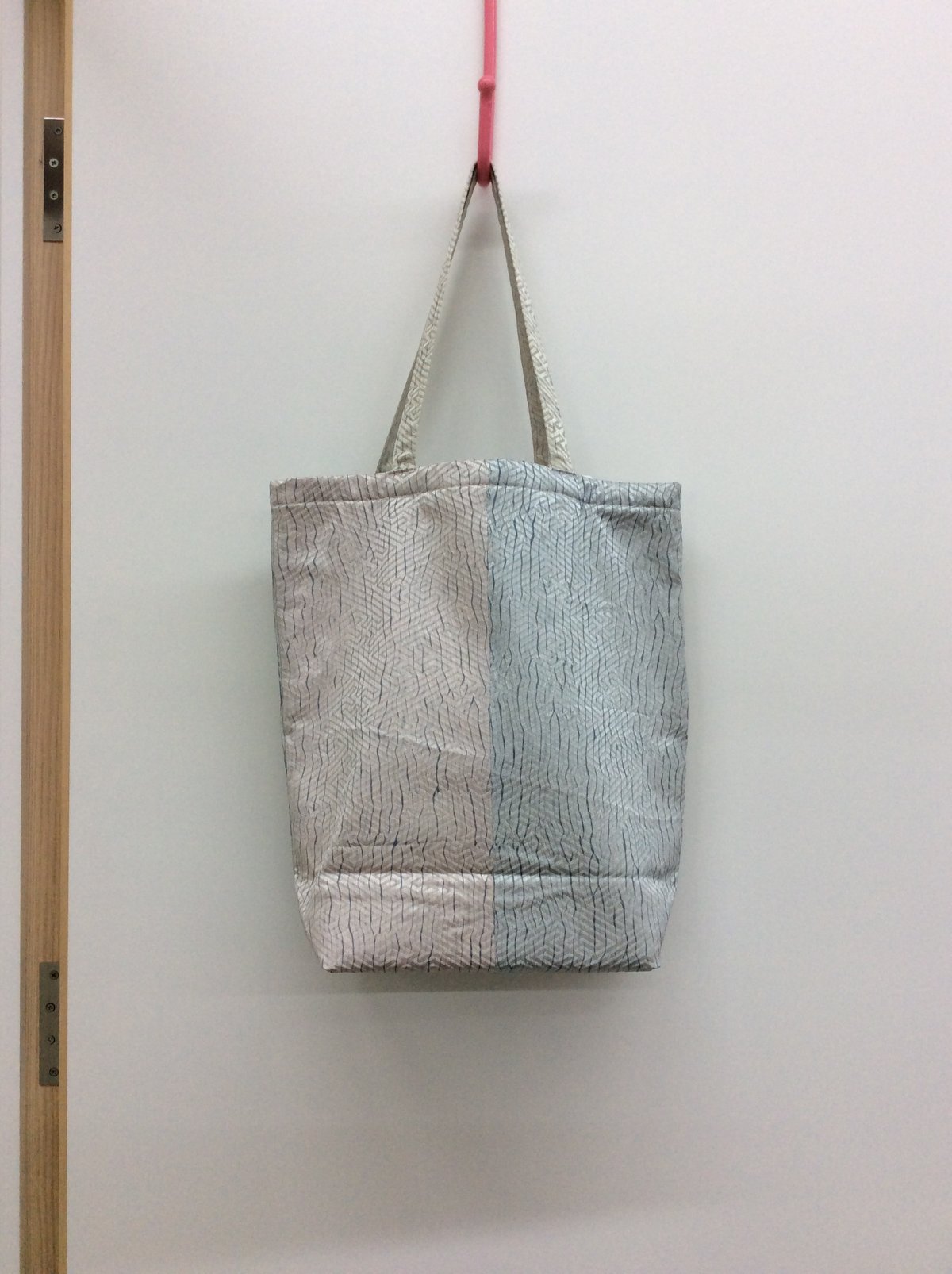 ハンドメイド　有松鳴海絞り　ロングスカート＋ちっちゃめがま口バッグ⑤ 【別売可】 ハンドメイド 有松鳴海絞り ロングスカート＋ちっちゃめがま口バッグ⑤