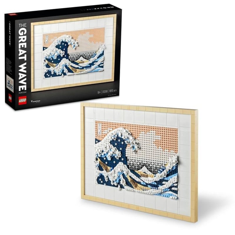レゴ®葛飾北斎「富嶽三十六景 神奈川沖浪裏」 | THE SUMIDA レゴ®葛飾北斎「富嶽三十六景 神奈川沖浪裏」 | THE SUMIDA