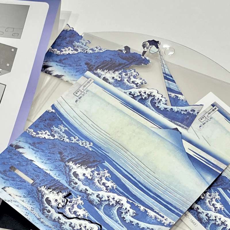 3D HOKUSAI 「冨嶽三十六景 甲州石班沢」 | THE SUMIDA HOKUSAI