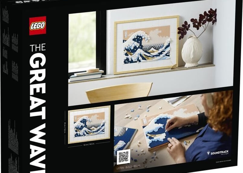 レゴ®葛飾北斎「富嶽三十六景 神奈川沖浪裏」 | THE SUMIDA HOKUSAI MUS...