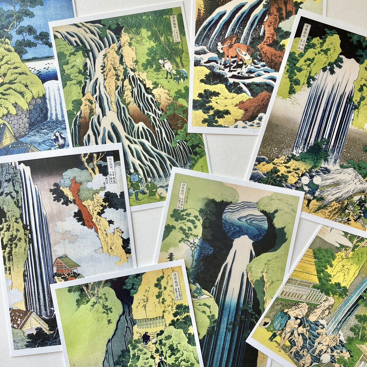 諸国瀧廻り」オリジナルポストカードセット（8枚入） | THE
