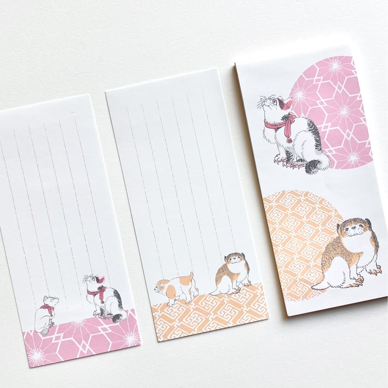 HUTTE   一筆箋 一筆箋 動物 | THE SUMIDA HOKUSAI MUSEUM Online Shop