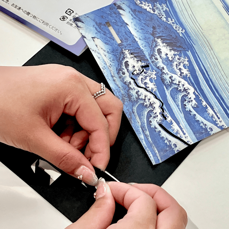 3D HOKUSAI 「冨嶽三十六景 甲州石班沢」 | THE SUMIDA HOKUSAI