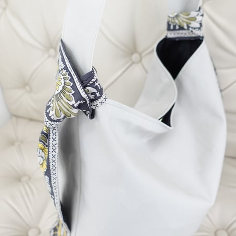 Norah（English）/Ribbon tie/shoulder bag pattern <YouTube video instructions> Free download pattern