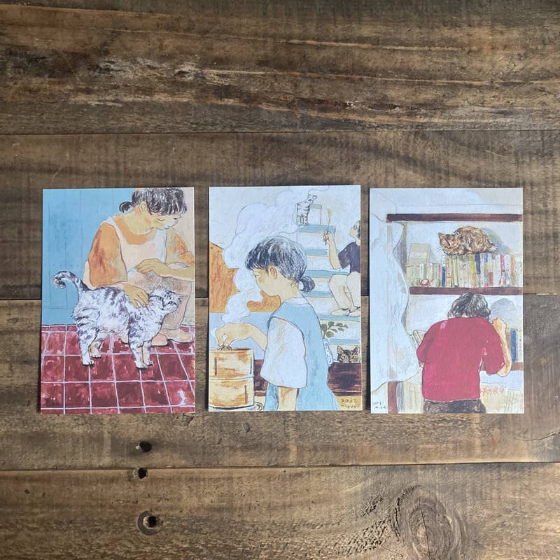 通常葉書　85円　200枚セット 通販》日常軒 由然堂 特製絵葉書 3枚セット | 日常軒