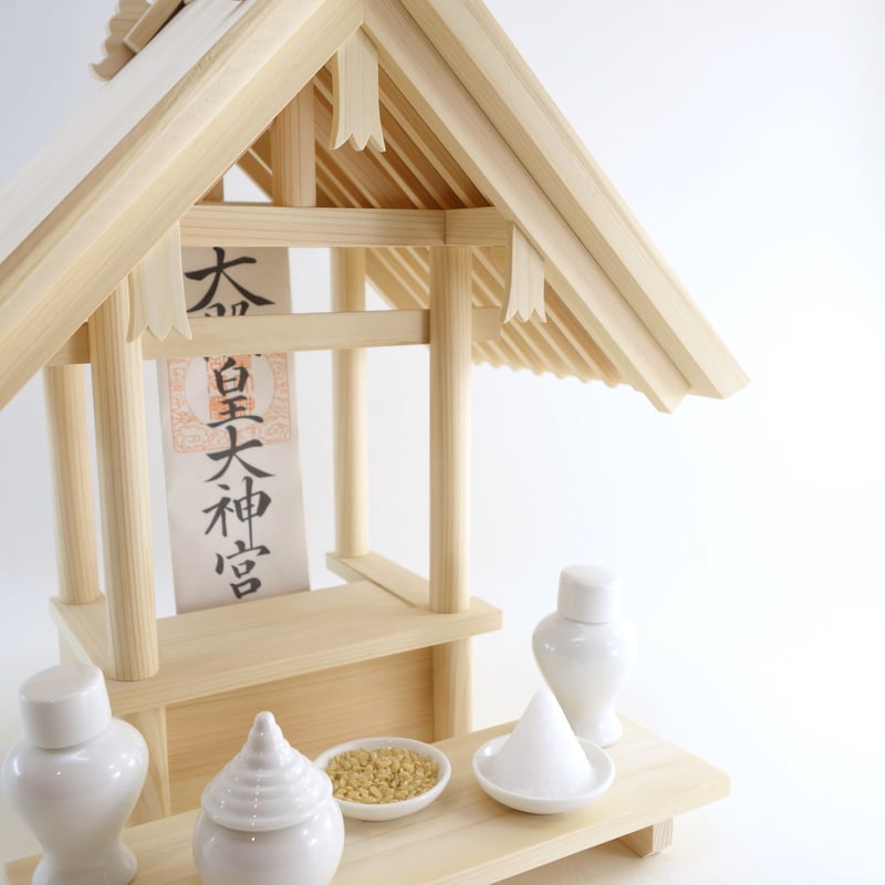 神棚《住吉社》神具セット 御札立て 住吉大社 住吉造 | 神棚の杜