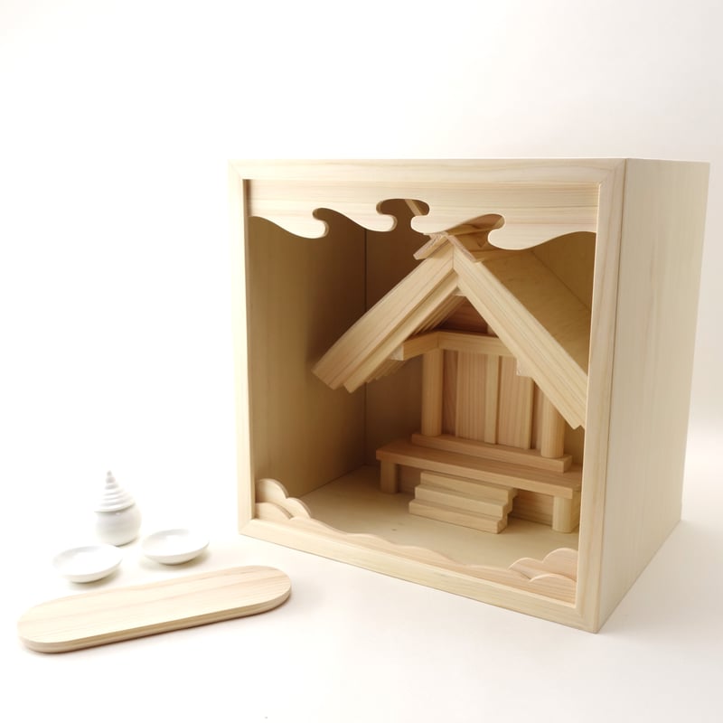 箱宮《神宮》神具3点セット 置き専用 神棚 | 神棚の杜