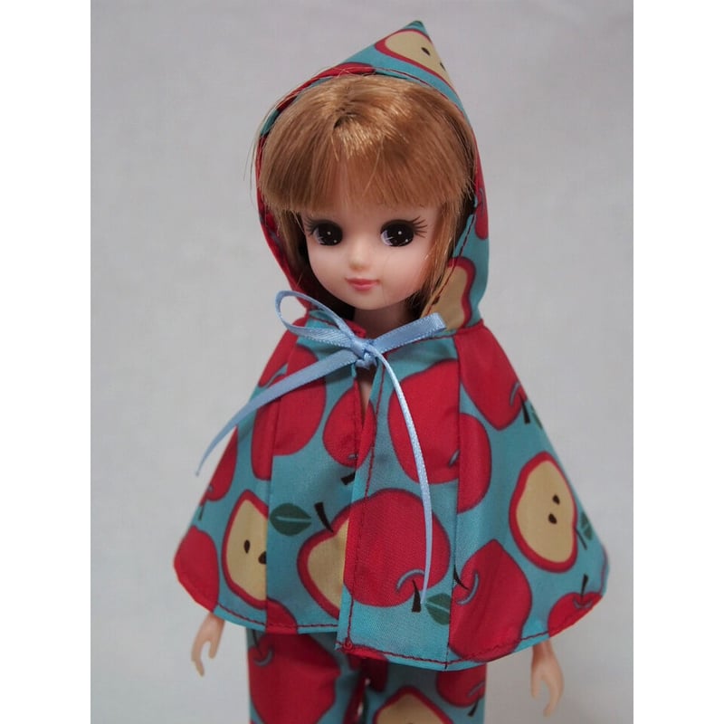 ハンドメイド◇ブライス/リカちゃんサイズお洋服セット 雨の日のお散歩