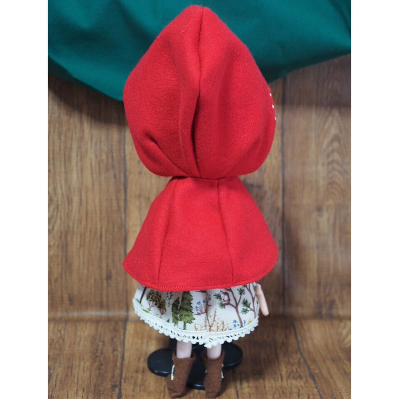 ネオブライス/リカちゃんサイズ◇ハンドメイドお洋服セット 赤ずきん