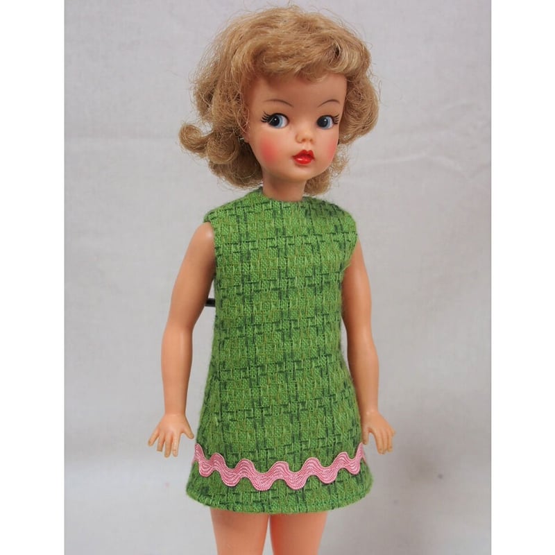 ハンドメイド◇タミーちゃんサイズお洋服セット ママの思い出 グリーン