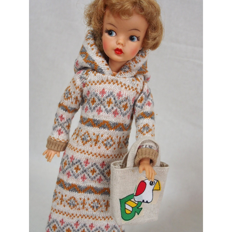ハンドメイド◇タミーちゃんサイズお洋服セット パーカーワンピース+ 