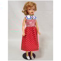 タミーちゃんサイズ◇ハンドメイドお洋服セット フラワーガール/水色