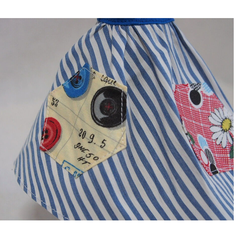 タミーちゃんサイズ◇ハンドメイドお洋服ワンピース ヘキサゴンドレス