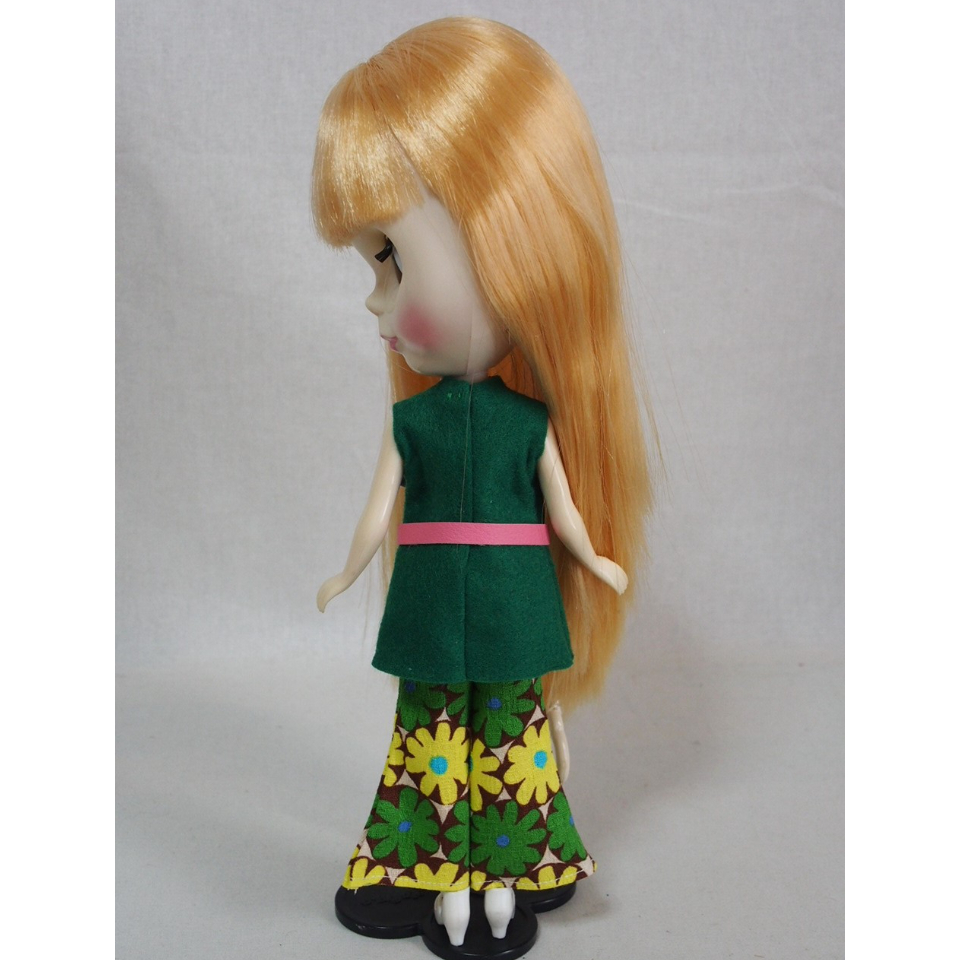 ハンドメイド◇ブライス/リカちゃんサイズお洋服セット サイケポップ