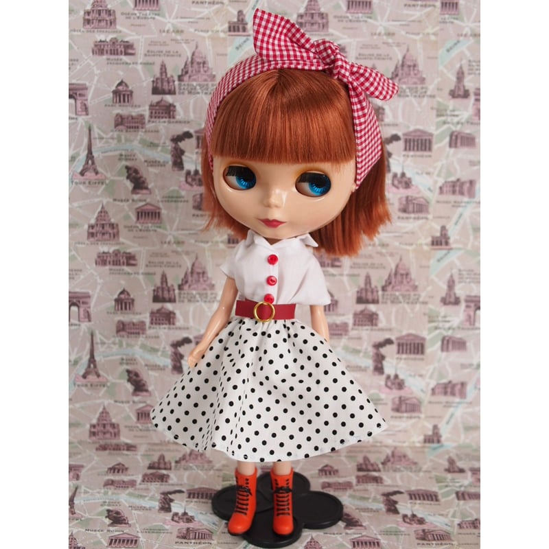 ネオブライス/リカちゃんサイズ◇ハンドメイドお洋服セット ローマへの